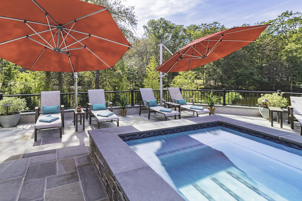 Frankford Aurora Cantilever Umbrella - Fiberglass - 11' Octagon