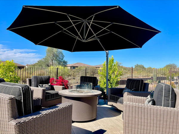 Frankford Aurora Cantilever Umbrella - Fiberglass - 13' Octagon