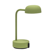 Fokus Moss LED table lamp by Kooduu: sleek, rechargeable, dimmable lighting with 2700K warm glow, perfect for modern Canadian homes.