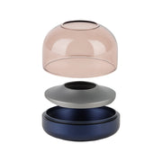 Stylish Kooduu Glow 08: modern candle holder offering over 100 hours of rechargeable LED light.