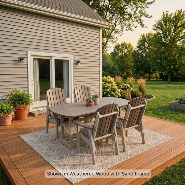 Krahn 34" x 72" Dining Table with 4 Chairs