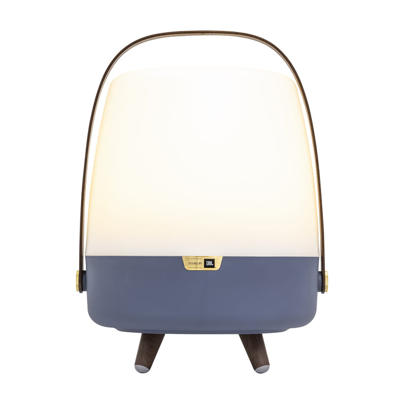 Kooduu Lite-up Play: JBL sound brilliance meets Scandinavian design in a portable Bluetooth speaker lamp with warm white light.