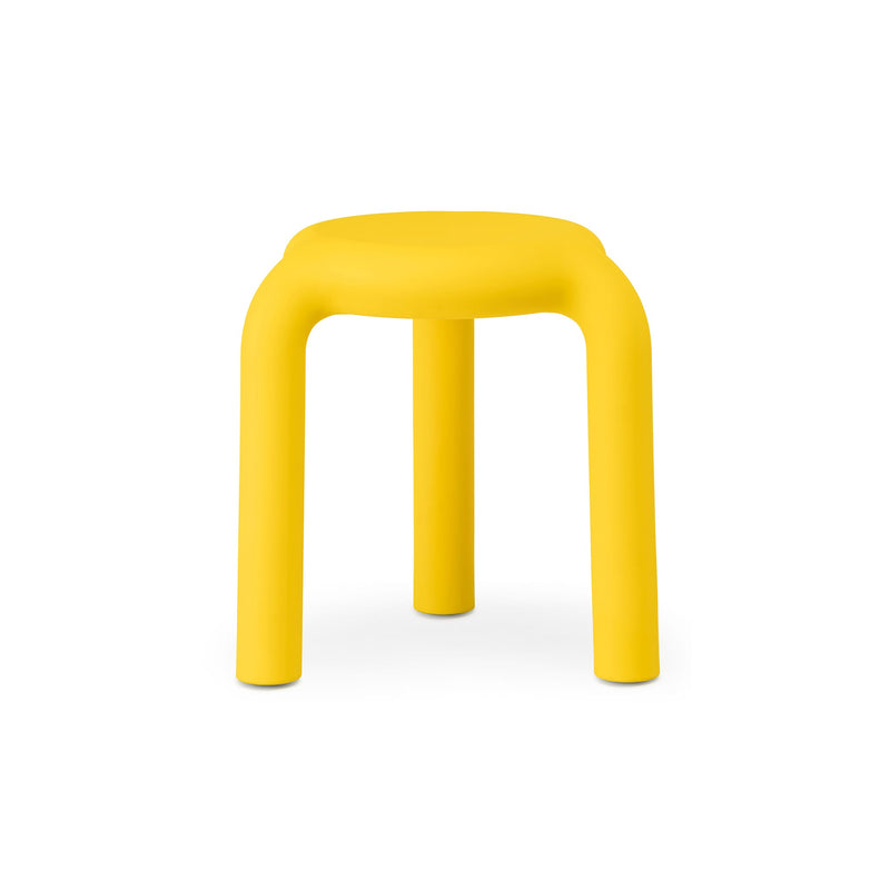 Bold Piccolo stool design, transitioning seamlessly between indoor and outdoor settings, perfect for modern living.