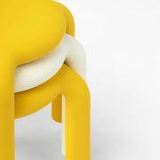Piccolo by TOOU Design: stackable up to 8 stools, blending bold design with space-saving functionality.