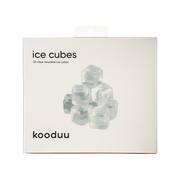 Reusable ice cubes for Kooduu Synergy: freeze, add to cooler compartment, and enjoy hours of perfectly chilled drinks.