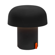Kooduu Sensa Anthracite: modern LED table lamp with warm adjustable light, USB charging, and 40-hour battery for elegant interiors.