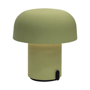 Kooduu Sensa Moss: modern LED table lamp with warm adjustable light, USB charging, and 40-hour battery for elegant interiors.