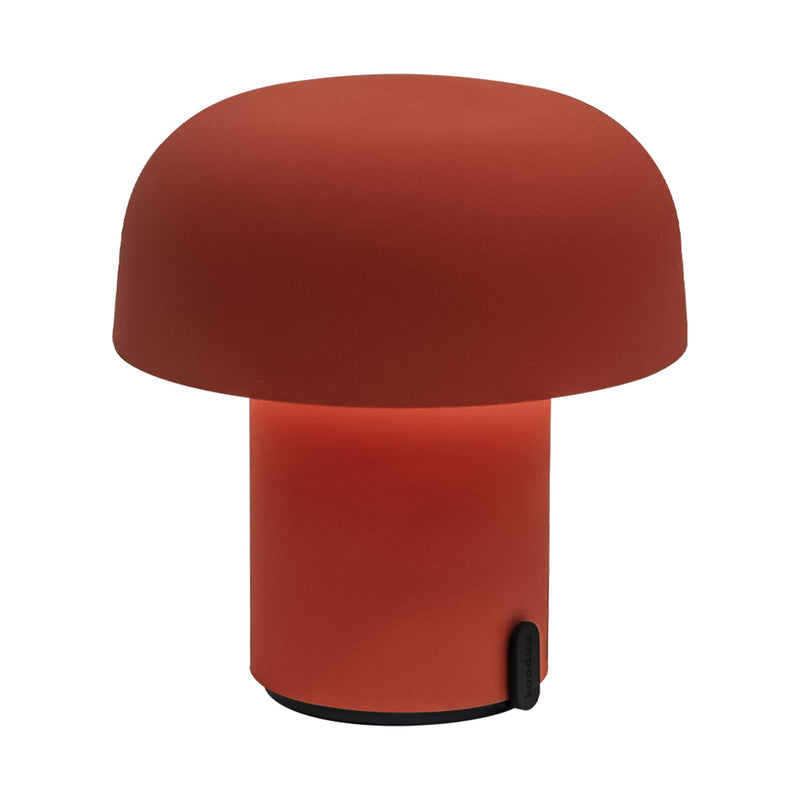 Kooduu Sensa Orange: modern LED table lamp with warm adjustable light, USB charging, and 40-hour battery for elegant interiors.