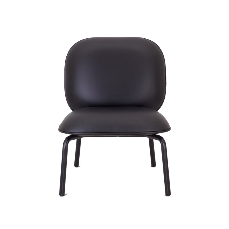 Tasca Lounge Chair & Ottoman<br> Eco Leather Fabric<br> Indoor Use
