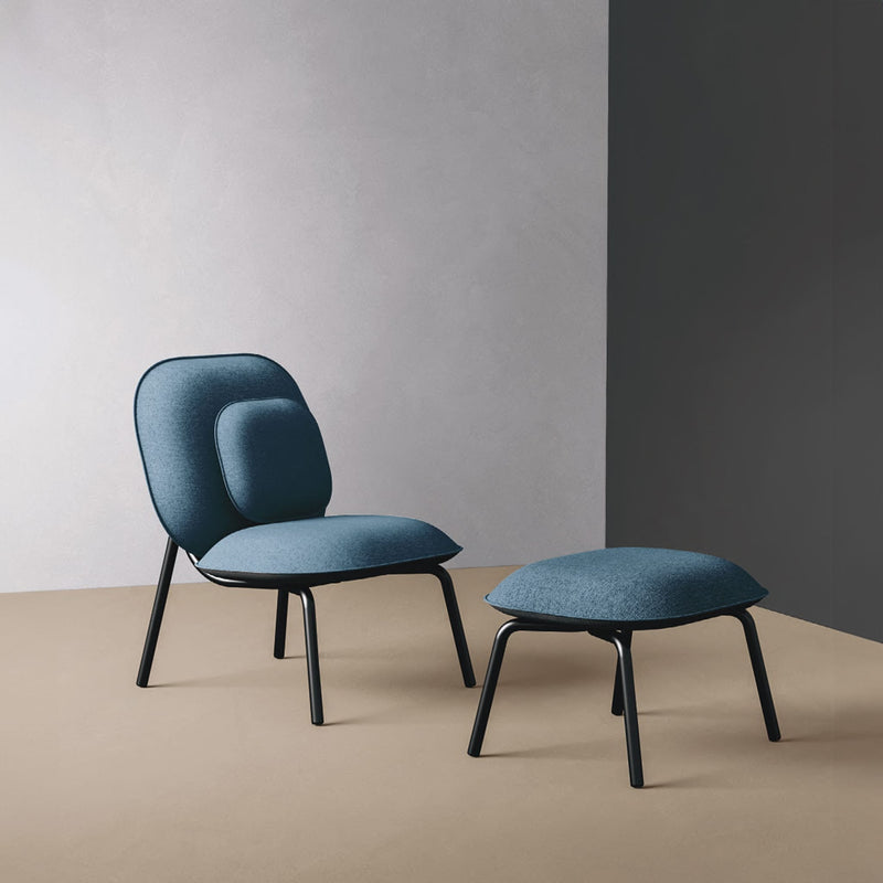 Tasca Lounge Chair & Ottoman<br> Standard Fabric<br> Indoor Use