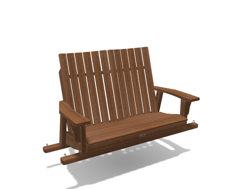 Krahn Love Seat Porch Swing - Square