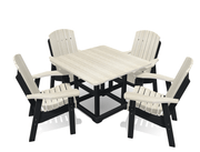 Deluxe Dining Patio Set with 4 Chairs - MY OUTDOOR ROOM