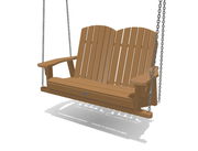 Love Seat Porch Swing - MY OUTDOOR ROOM