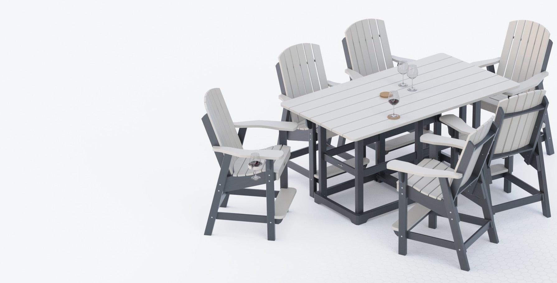 What is the difference between Dining, Bistro and Bar height chairs?