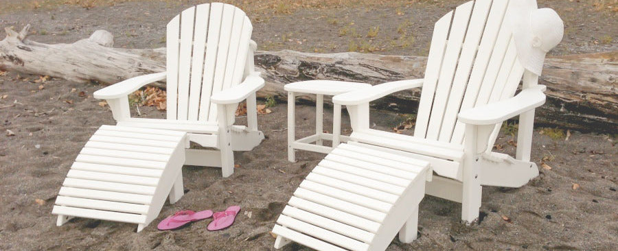 Foot Rests – Krahn Poly Outdoor Adirondack & Muskoka Ottomans