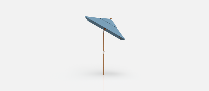 Frankford Monterey Fiberglass Market - Crank Lift Auto Tilt - 6.5' Square