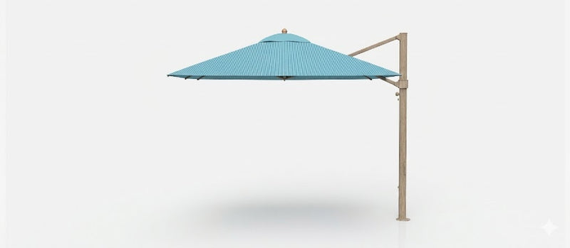 Frankford Aurora Cantilever Umbrella - Fiberglass - 10' Square