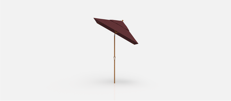 Frankford Monterey Fiberglass Market - Crank Lift Auto Tilt - 6.5' Square