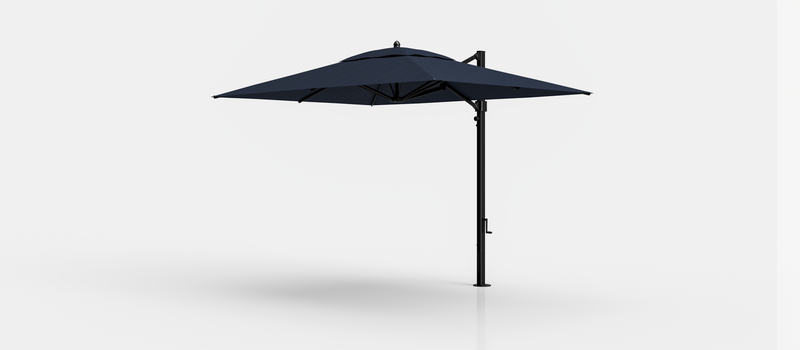 Frankford Aurora Cantilever Umbrella - Aluminum - 8.5' x 11' Rectangle