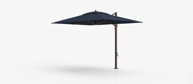 Frankford Aurora Cantilever Umbrella - Aluminum - 8.5' x 11' Rectangle