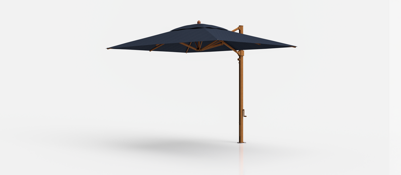 Frankford Aurora Cantilever Umbrella - Aluminum - 8.5' x 11' Rectangle