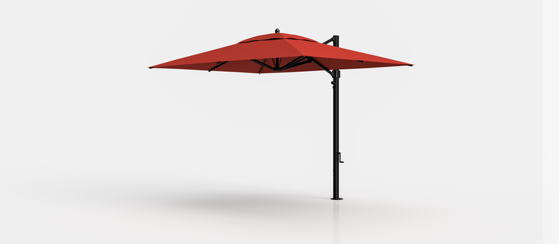 Frankford Aurora Cantilever Umbrella - Aluminum - 8.5' x 11' Rectangle