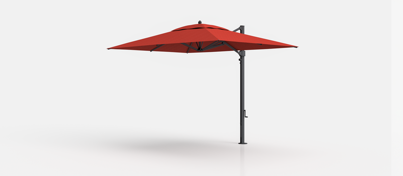Frankford Aurora Cantilever Umbrella - Aluminum - 8.5' x 11' Rectangle