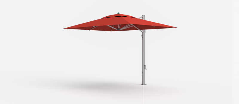 Frankford Aurora Cantilever Umbrella - Aluminum - 8.5' x 11' Rectangle