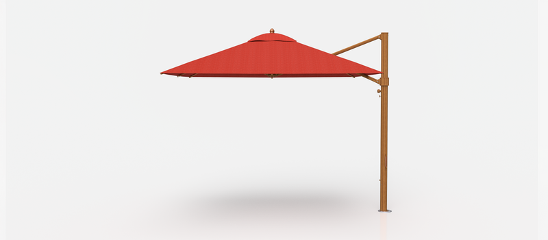 Frankford Aurora Cantilever Umbrella - Fiberglass - 10' Square
