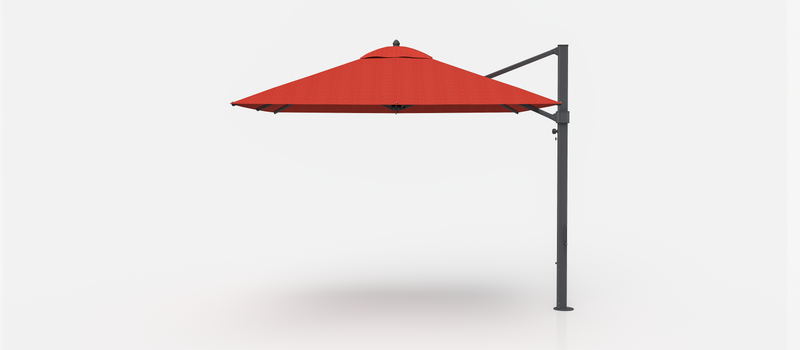Frankford Aurora Cantilever Umbrella - Aluminum - 10' Square