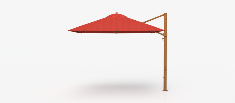 Frankford Aurora Cantilever Umbrella - Aluminum - 10' Square