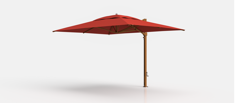 Frankford Eclipse Designer Cantilever Umbrella - 10' x 13' Rectangle