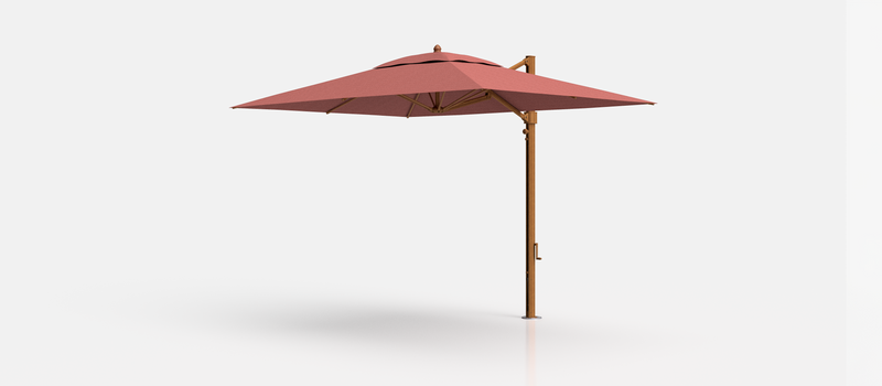 Frankford Aurora Cantilever Umbrella - Fiberglass - 8.5' x 11' Rectangle