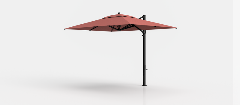 Frankford Aurora Cantilever Umbrella - Aluminum - 8.5' x 11' Rectangle