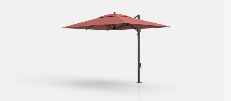 Frankford Aurora Cantilever Umbrella - Aluminum - 8.5' x 11' Rectangle