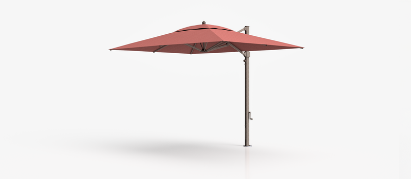 Frankford Aurora Cantilever Umbrella - Aluminum - 8.5' x 11' Rectangle
