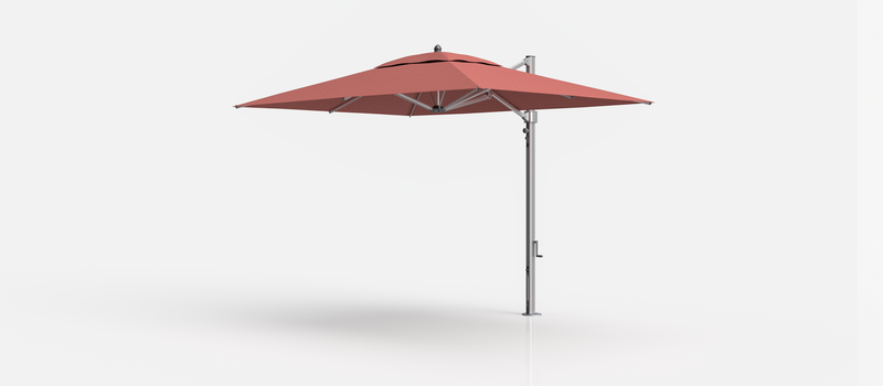 Frankford Aurora Cantilever Umbrella - Aluminum - 8.5' x 11' Rectangle