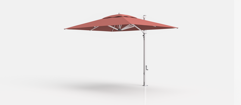 Frankford Aurora Cantilever Umbrella - Aluminum - 8.5' x 11' Rectangle
