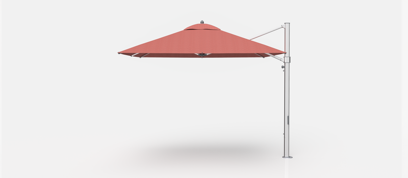 Frankford Aurora Cantilever Umbrella - Aluminum - 10' Square