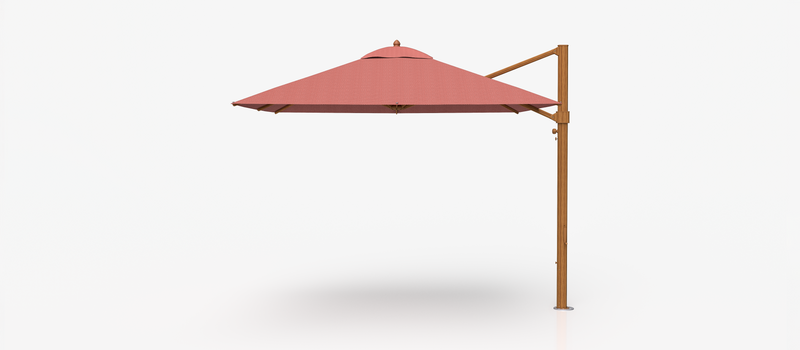 Frankford Aurora Cantilever Umbrella - Aluminum - 10' Square