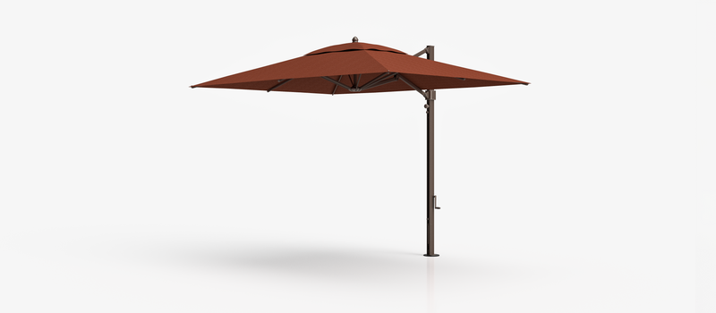Frankford Aurora Cantilever Umbrella - Aluminum - 8.5' x 11' Rectangle