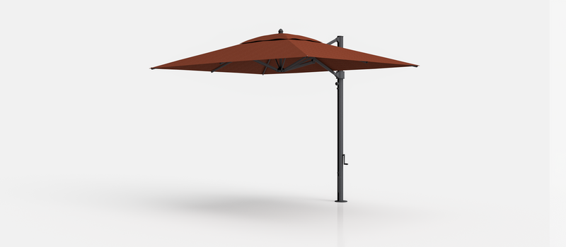 Frankford Aurora Cantilever Umbrella - Aluminum - 8.5' x 11' Rectangle