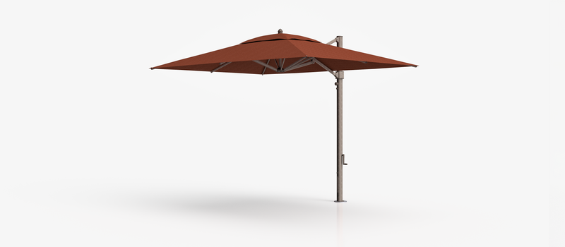 Frankford Aurora Cantilever Umbrella - Aluminum - 8.5' x 11' Rectangle