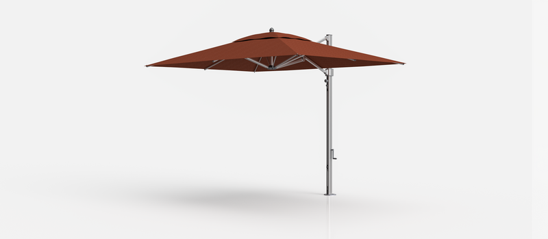 Frankford Aurora Cantilever Umbrella - Aluminum - 8.5' x 11' Rectangle
