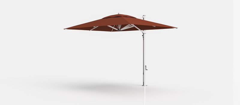 Frankford Aurora Cantilever Umbrella - Aluminum - 8.5' x 11' Rectangle