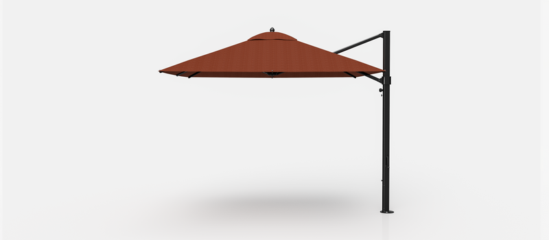 Frankford Aurora Cantilever Umbrella - Aluminum - 10' Square