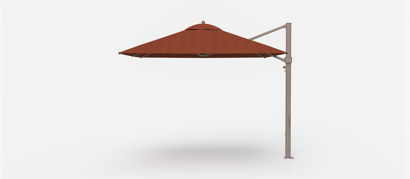 Frankford Aurora Cantilever Umbrella - Aluminum - 10' Square