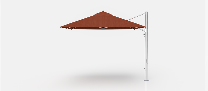 Frankford Aurora Cantilever Umbrella - Aluminum - 10' Square