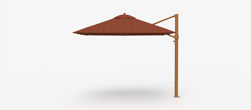 Frankford Aurora Cantilever Umbrella - Aluminum - 10' Square