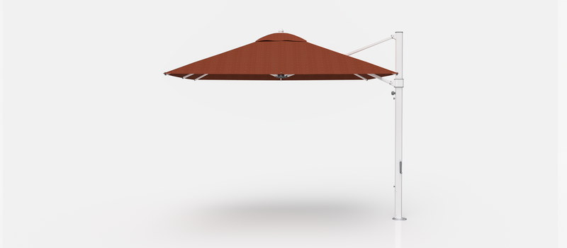 Frankford Aurora Cantilever Umbrella - Aluminum - 10' Square